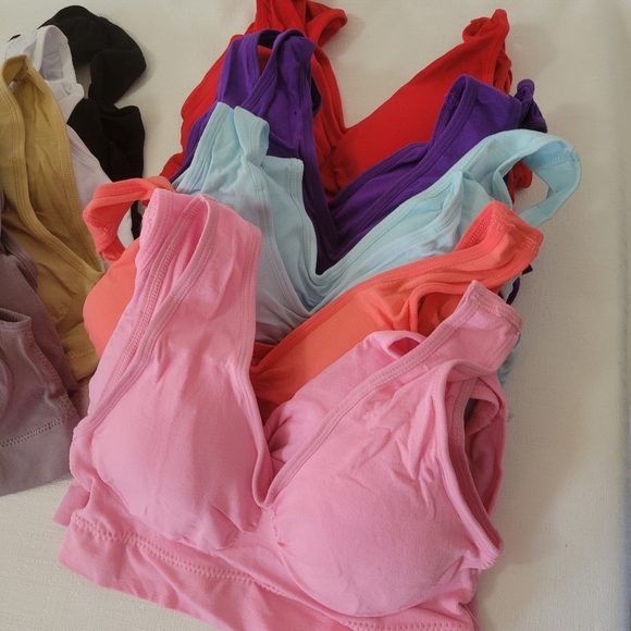 NEW SALE BRALETTE!!! SZ Large Removable Padding Bralette Bras.  NWOT - Picture 2 of 5